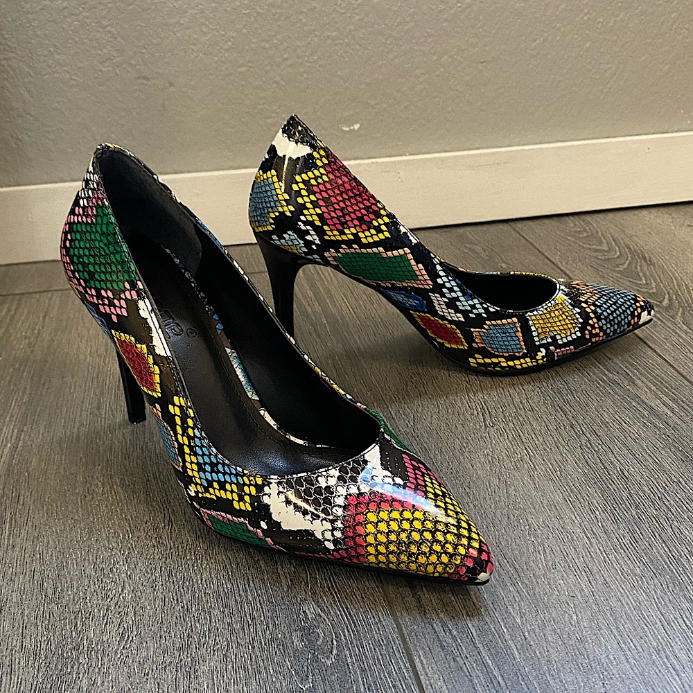 NEW • CAPONE Outfitters •  Multi Colored Stilettos